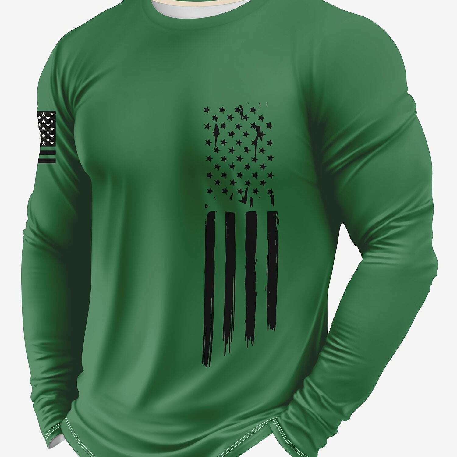 men-s-3d-army-stripe-long-sleeve-t-shirt-casual-round-neck-top-oaxg-WmG