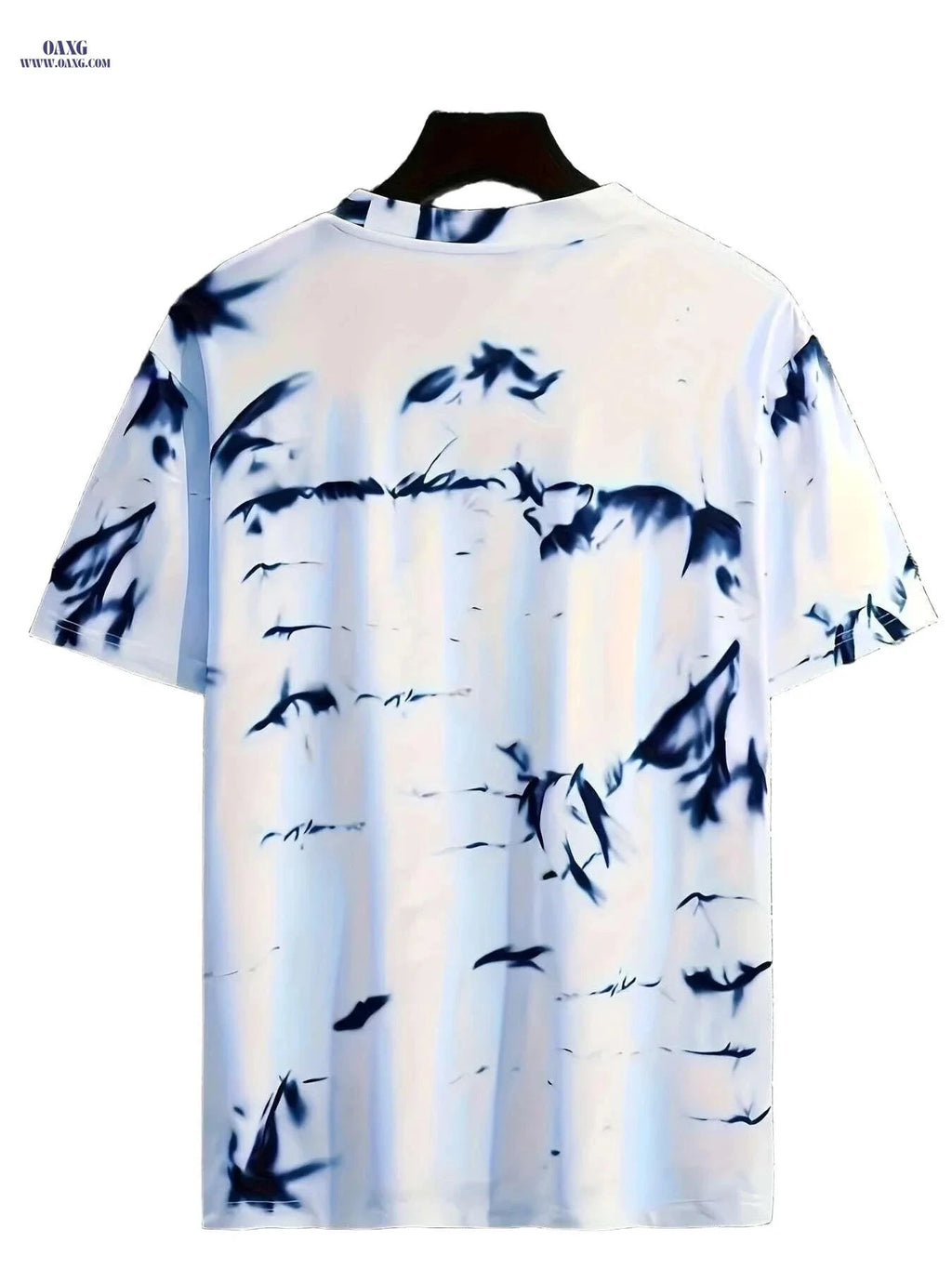 Men's 3D Digital Print T-Shirt - Casual, Short Sleeve, Breathable   OAXG 