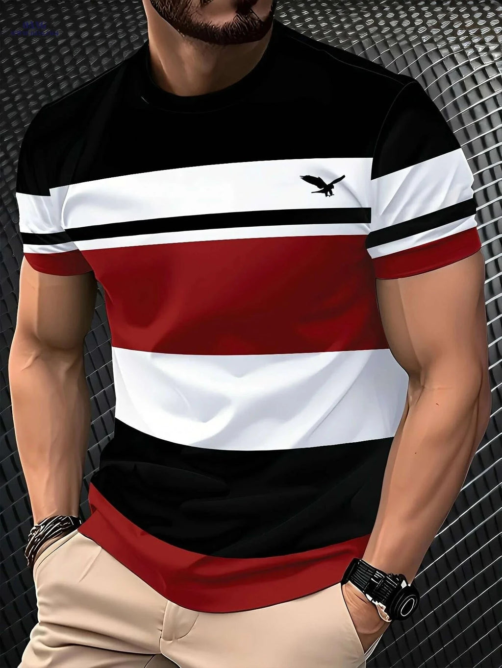 Men's 3D Digital Print T-Shirt - Lightweight Comfort Fit, Breathable   OAXG 