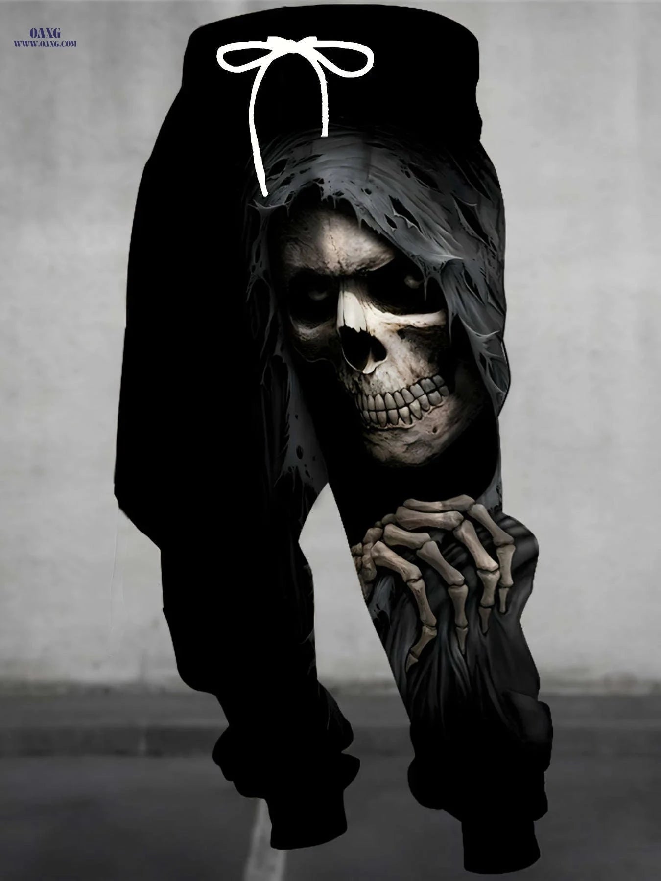 Men's 3D Halloween Skull Joggers - Casual Pants with Pockets   OAXG 