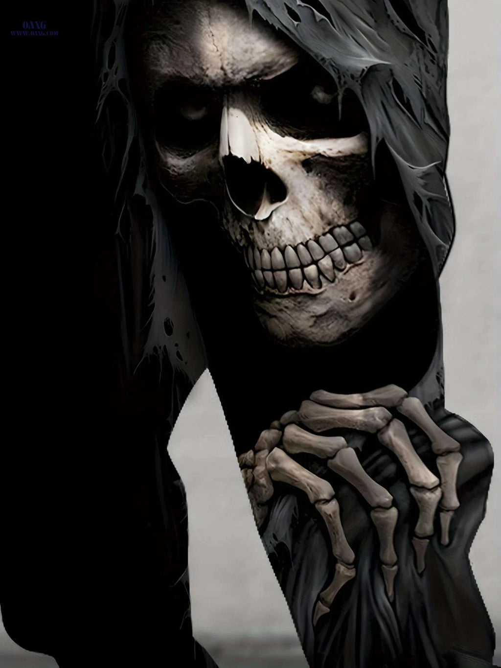 Men's 3D Halloween Skull Joggers - Casual Pants with Pockets   OAXG 