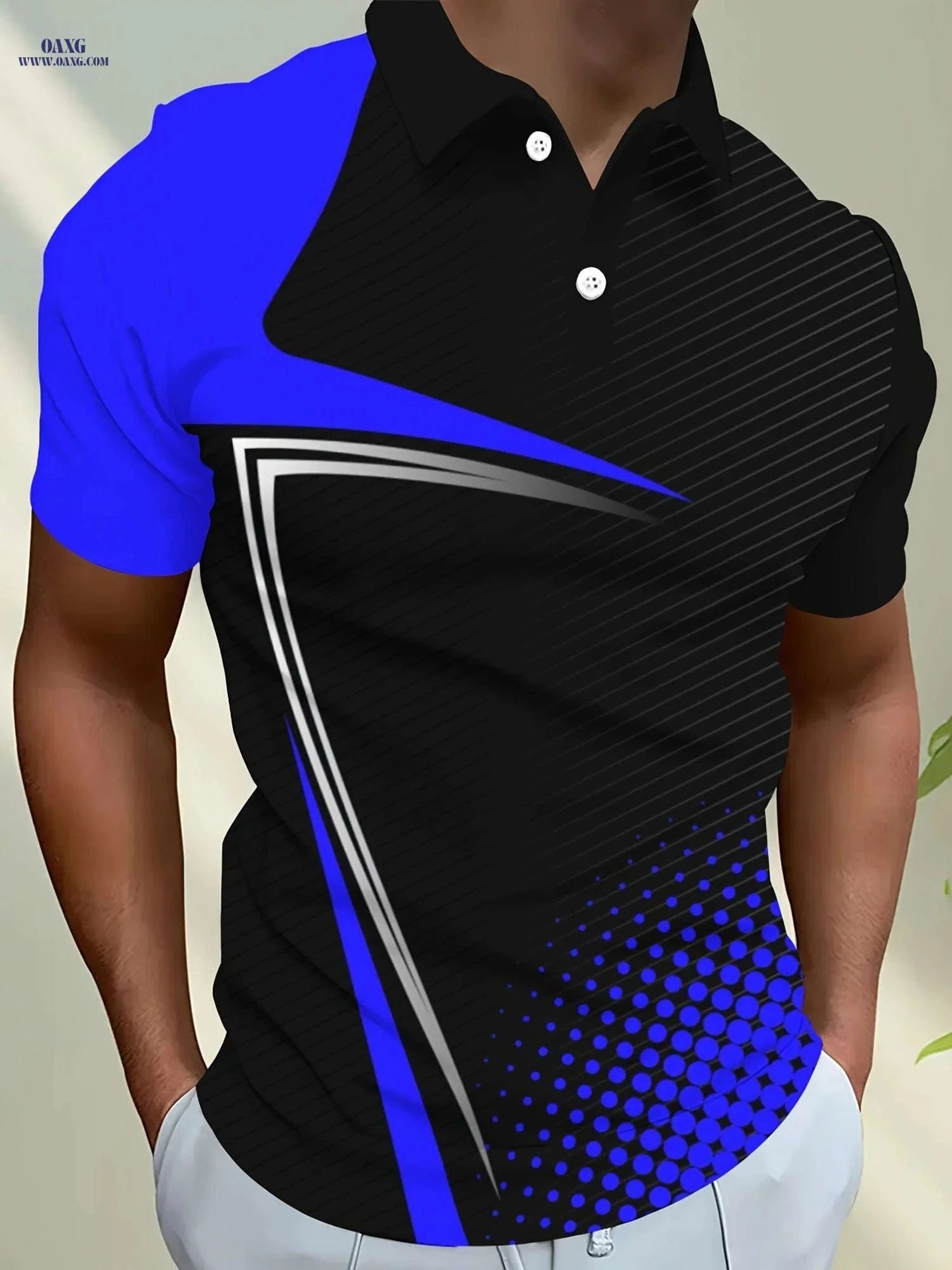 Men's 3D Print Short Sleeve Streetwear Shirt - Summer Fashion Style   OAXG 