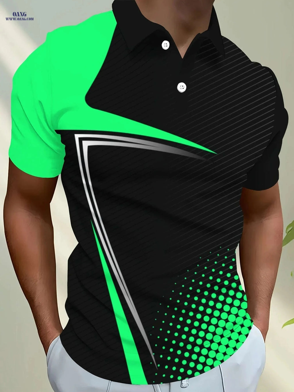 Men's 3D Print Short Sleeve Streetwear Shirt - Summer Fashion Style   OAXG 