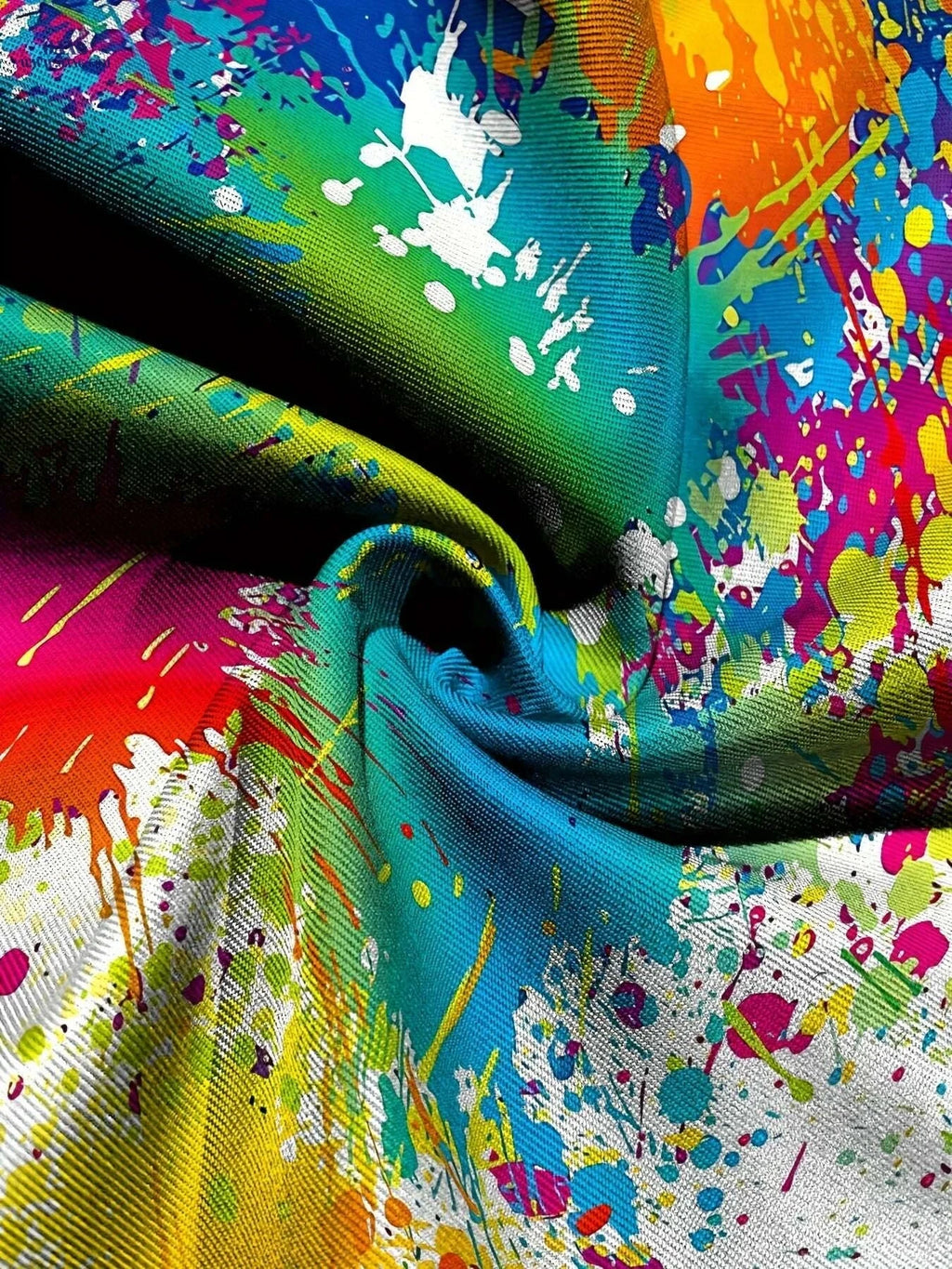 Men's 3D Print Splash Jogger Pants - Casual Regular Fit, Stretchy   OAXG Multicolor / S