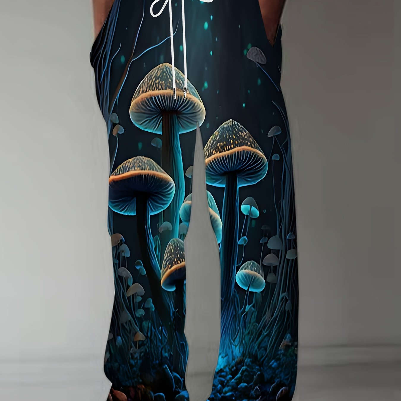 Men's 3D Print Straight-Leg Pants - Casual Retro Sports Trousers   OAXG 