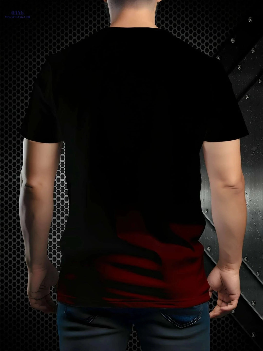 Men's 3D Printed Eiffel Tower Casual T-Shirt - Breathable Summer Tee   OAXG 
