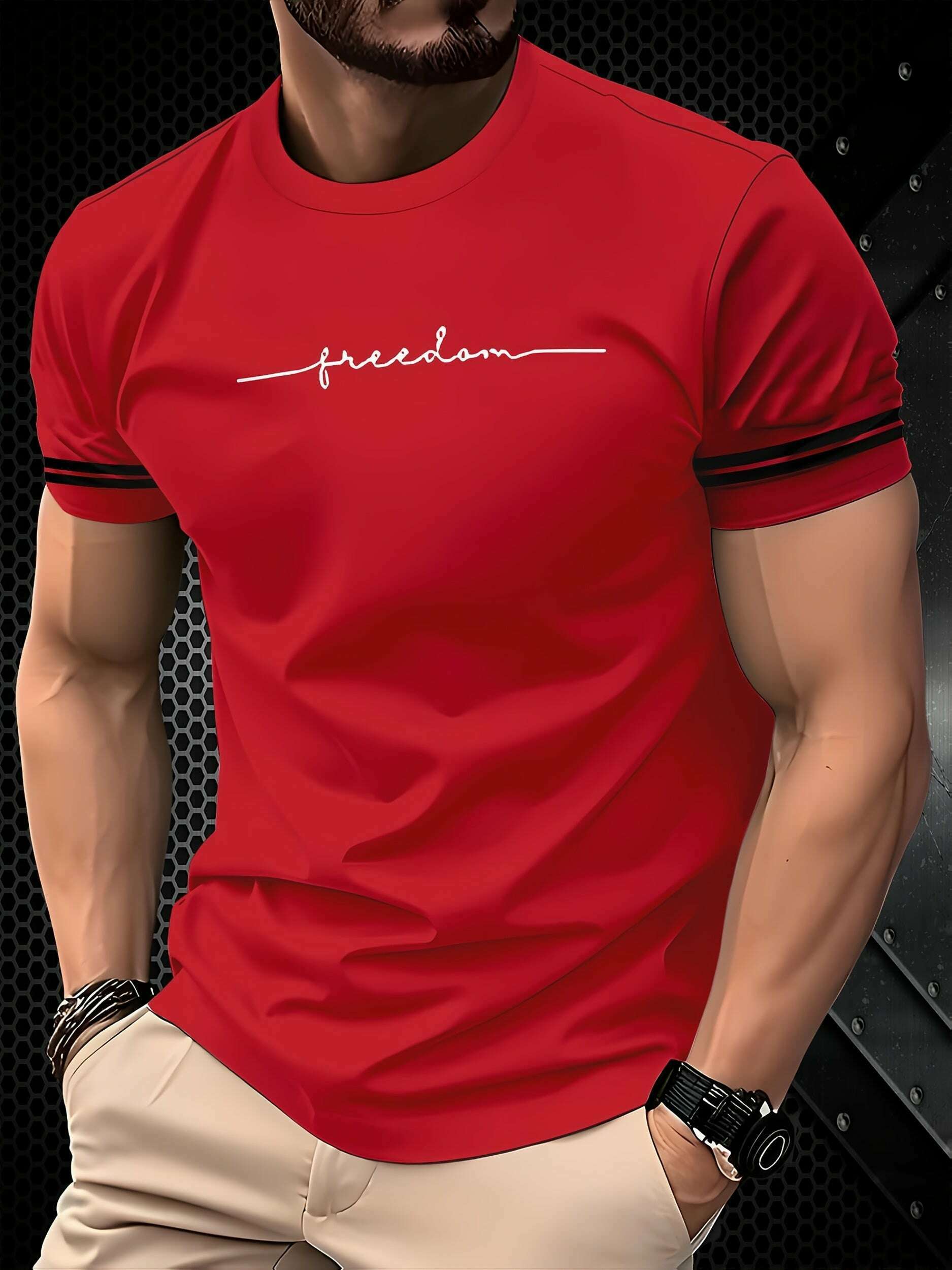 men-s-3d-printed-freedom-script-t-shirt-casual-short-sleeve-tee-oaxg-tMW