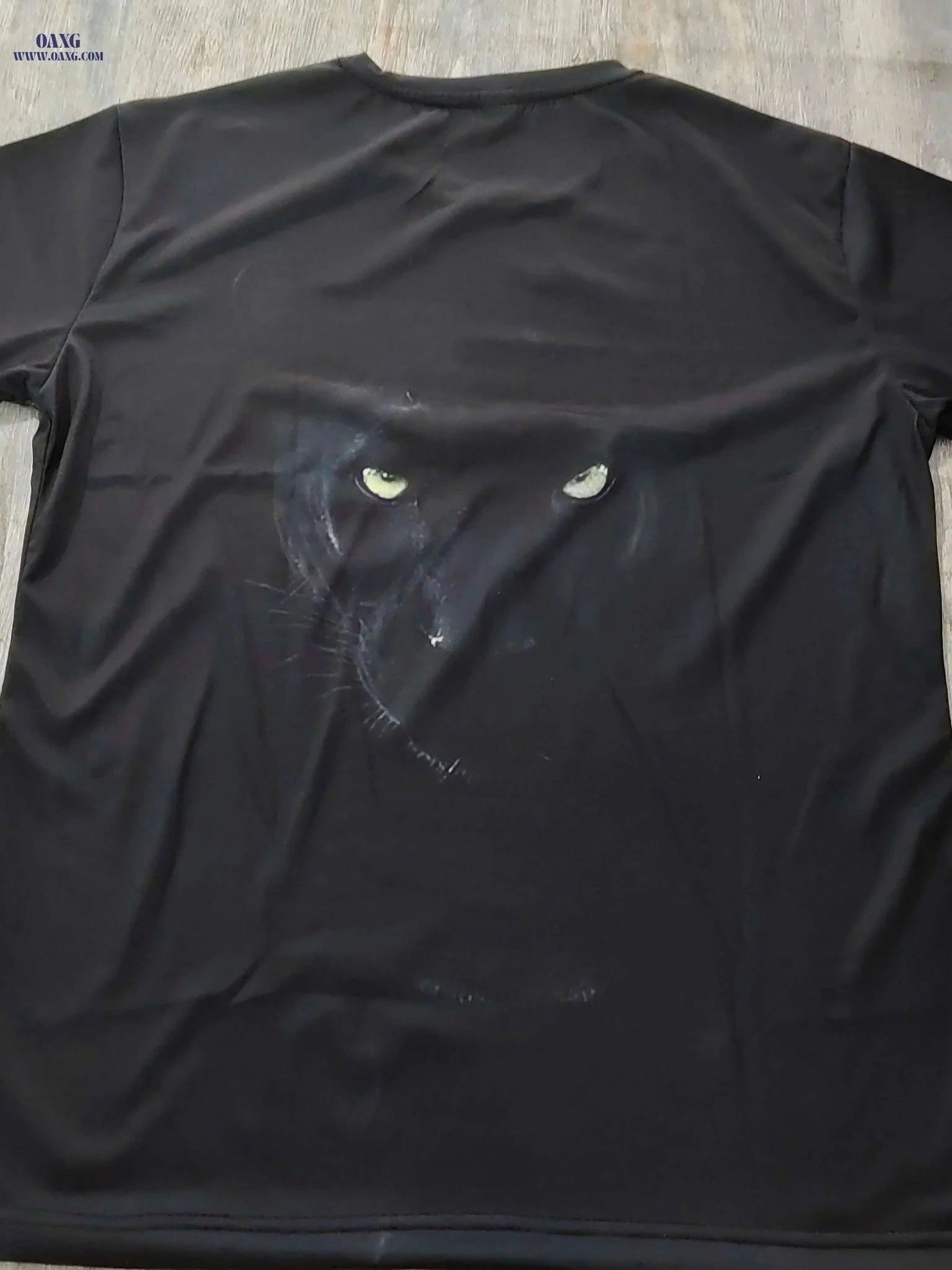 Men's 3D Printed Panther Graphic T-Shirt - Plus Size Slim Fit Tee   OAXG Black / M