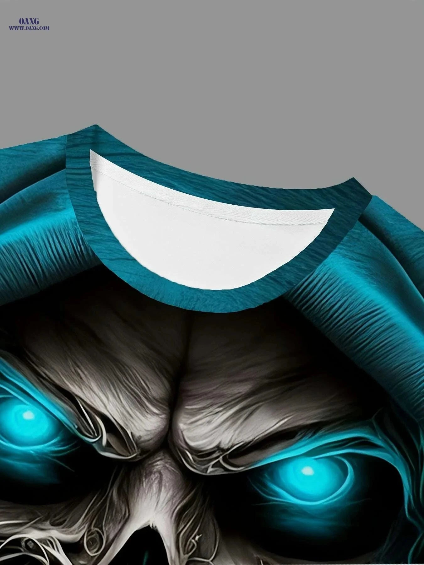 Men's 3D Skull Print T-Shirt - Edgy Gothic Design, Short Sleeve   OAXG 