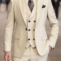 Men's 3pcs Suit Set - Jacket, Vest & Trousers for Formal Events   OAXG 
