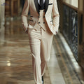 Men's 3pcs Suit Set - Jacket, Vest, Trousers for Formal Events   OAXG 
