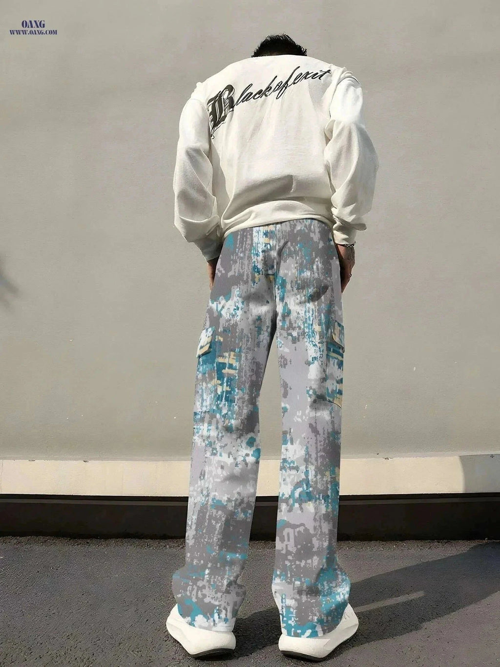 Men's All-Season Cragopants - Adjustable Waist, 3D Print, Multiple Pockets   OAXG Mixed Color / S