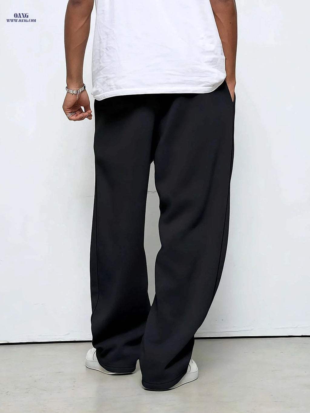 Men's All-Season Joggers - Loose Fit, Drawstring with Pockets   OAXG 