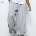 Men's All-Season Joggers - Loose Fit, Drawstring with Pockets   OAXG Light Grey / FR S