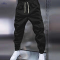 Men's All-Weather Drawstring Trousers - Perfect for Sports & Relaxation   OAXG Black / FR S