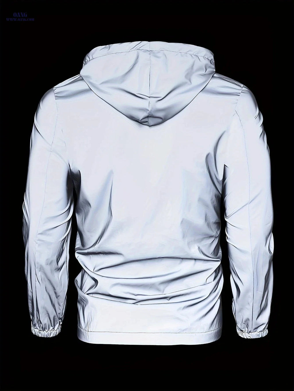 Men's Athletic Jackets - Functional Zippered Hooded Wear for Spring   OAXG Light Grey / FR S