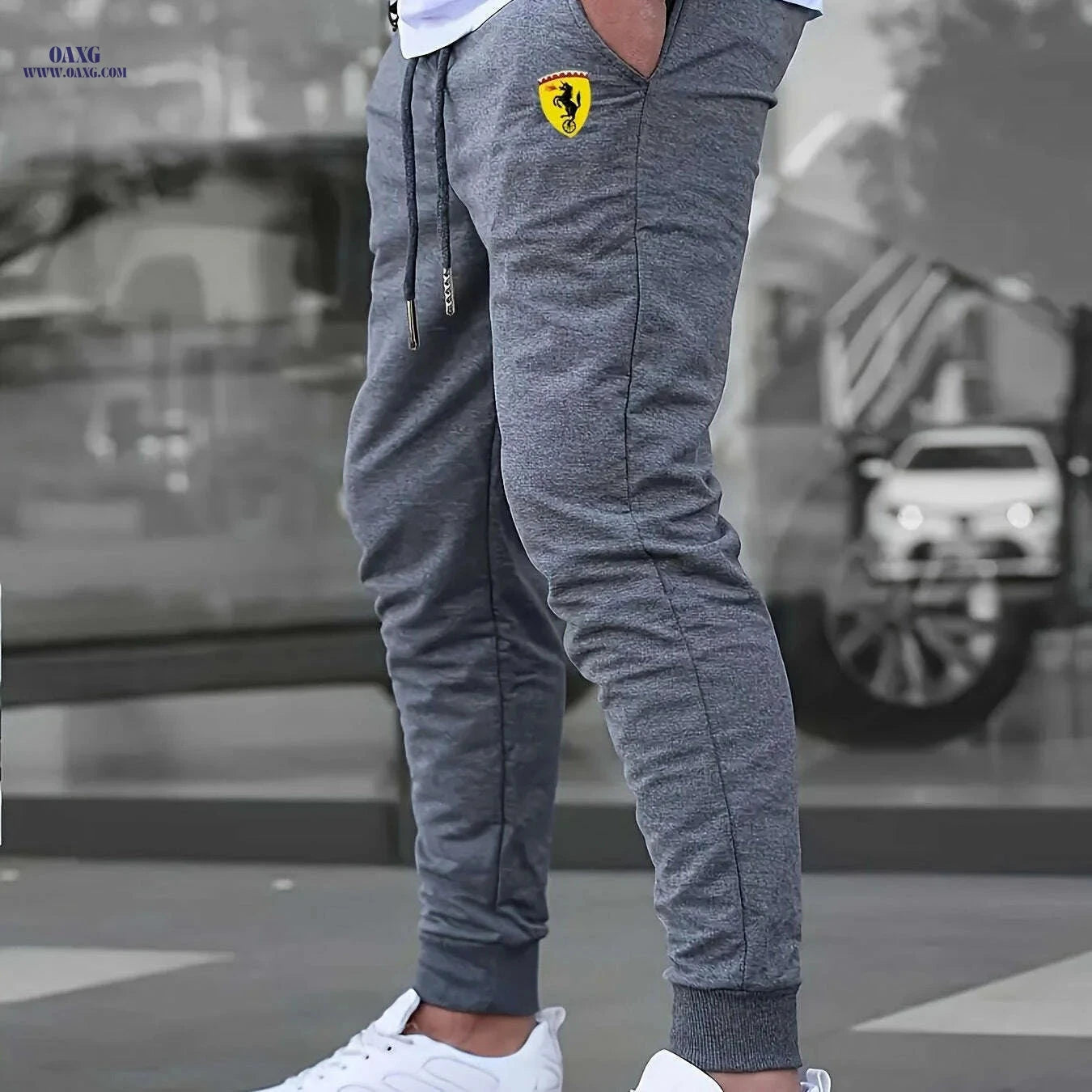 Men's Athletic Joggers - Breathable Stretch Gym Pants for Workouts   OAXG 