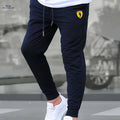 Men's Athletic Joggers - Breathable Stretch Gym Pants for Workouts   OAXG Navy Blue / S