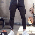 Men's Athletic Pants - Zippered Ankle, Multiple Utility Pockets   OAXG 