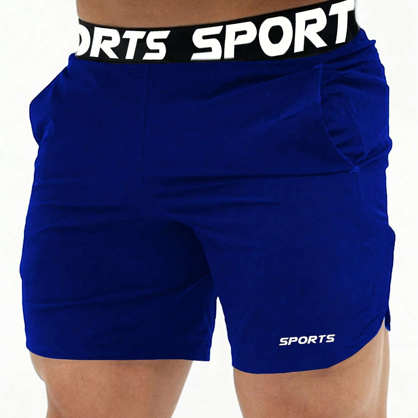Men’s Athletic Shorts - Lightweight Polyester, Comfortable Fit for Sports   OAXG 