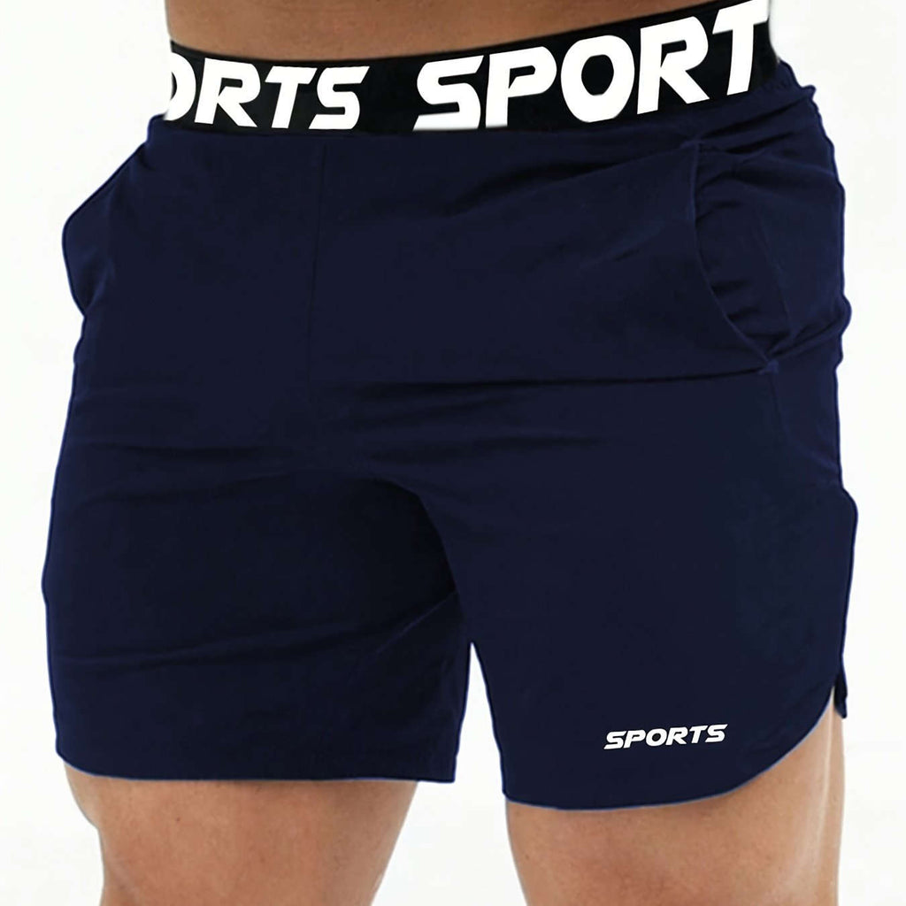 Men’s Athletic Shorts - Lightweight Polyester, Comfortable Fit for Sports   OAXG 