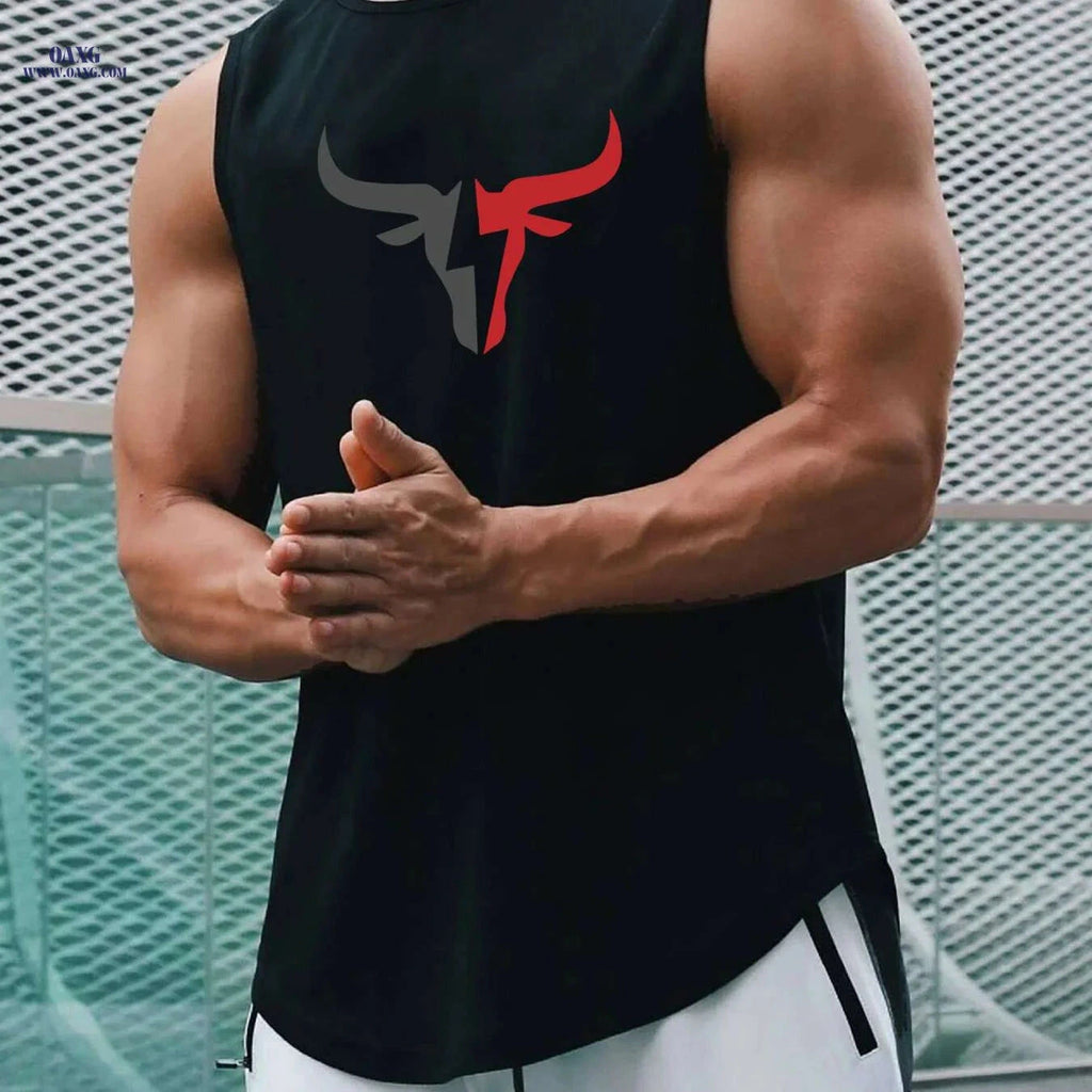 Men's Athletic Tank Tops - Quick-Dry Breathable Sportswear for Summer   OAXG 