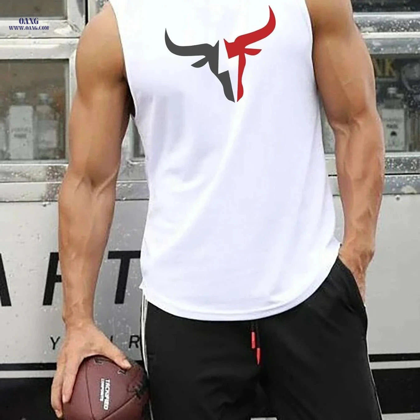 Men's Athletic Tank Tops - Quick-Dry Breathable Sportswear for Summer   OAXG 