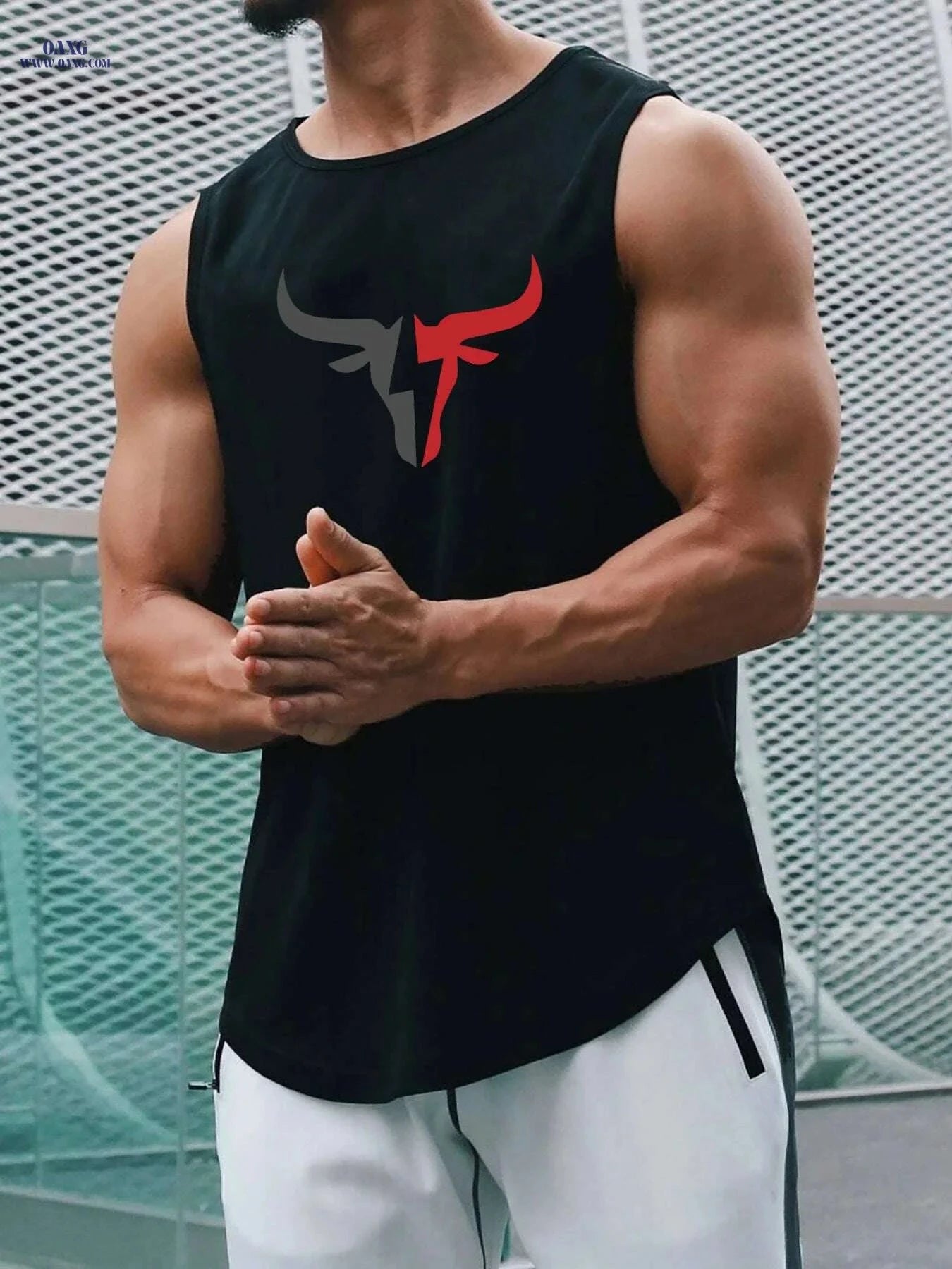Men's Athletic Tank Tops - Quick-Dry Breathable Sportswear for Summer   OAXG 
