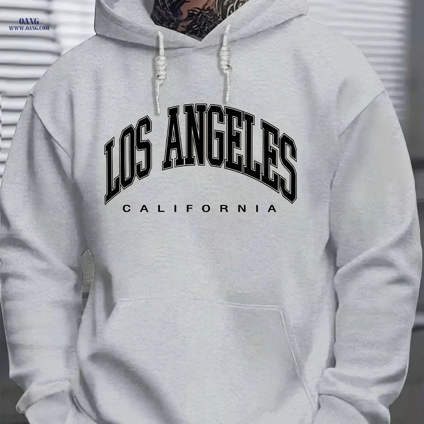 Men's Autumn Winter Hooded Sweatshirt - Casual Loose Fit Style   OAXG 