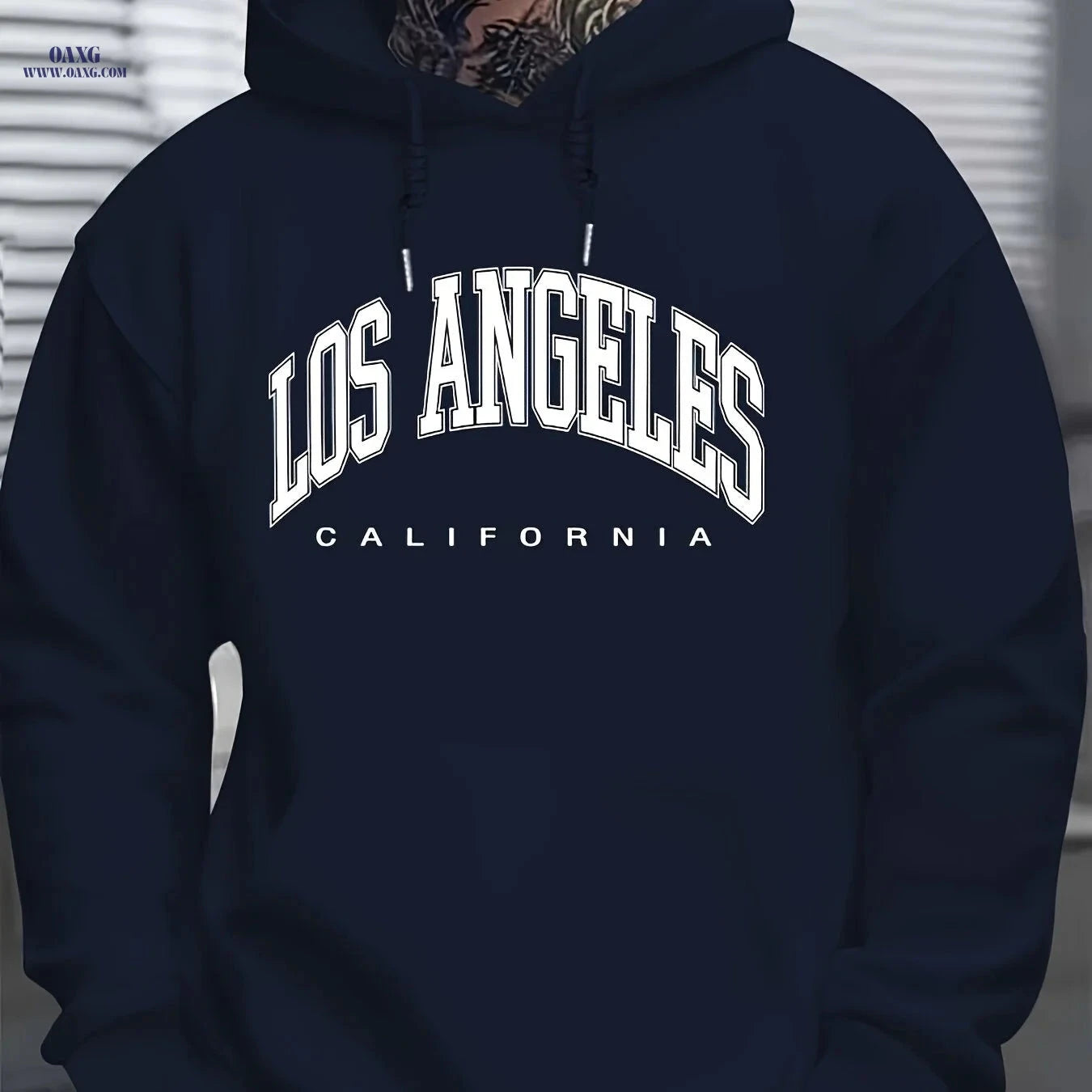 Men's Autumn Winter Hooded Sweatshirt - Casual Loose Fit Style   OAXG 
