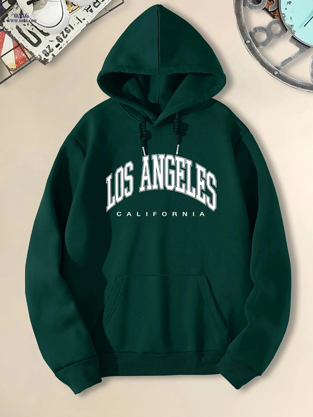 Men's Autumn Winter Hooded Sweatshirt - Casual Loose Fit Style   OAXG 