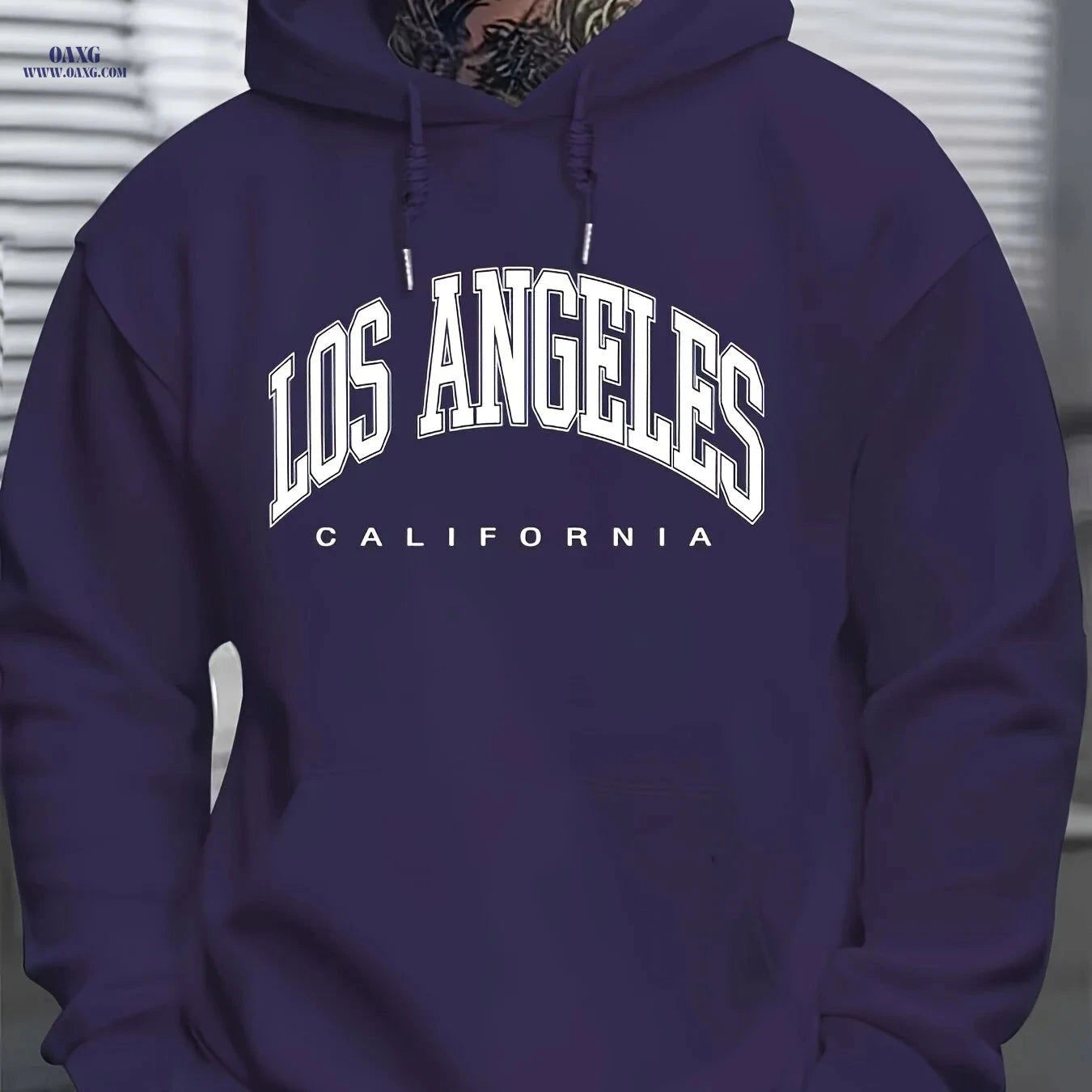 Men's Autumn Winter Hooded Sweatshirt - Casual Loose Fit Style   OAXG 