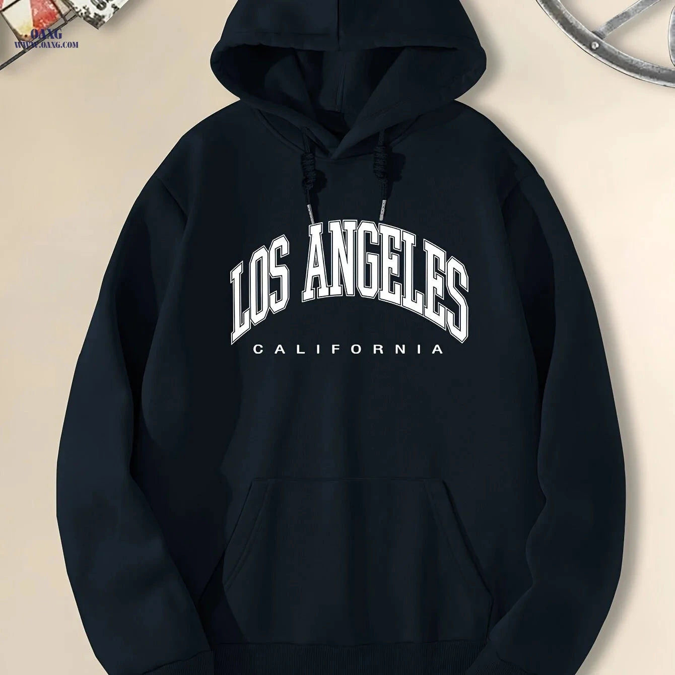 Men's Autumn Winter Hooded Sweatshirt - Casual Loose Fit Style   OAXG 