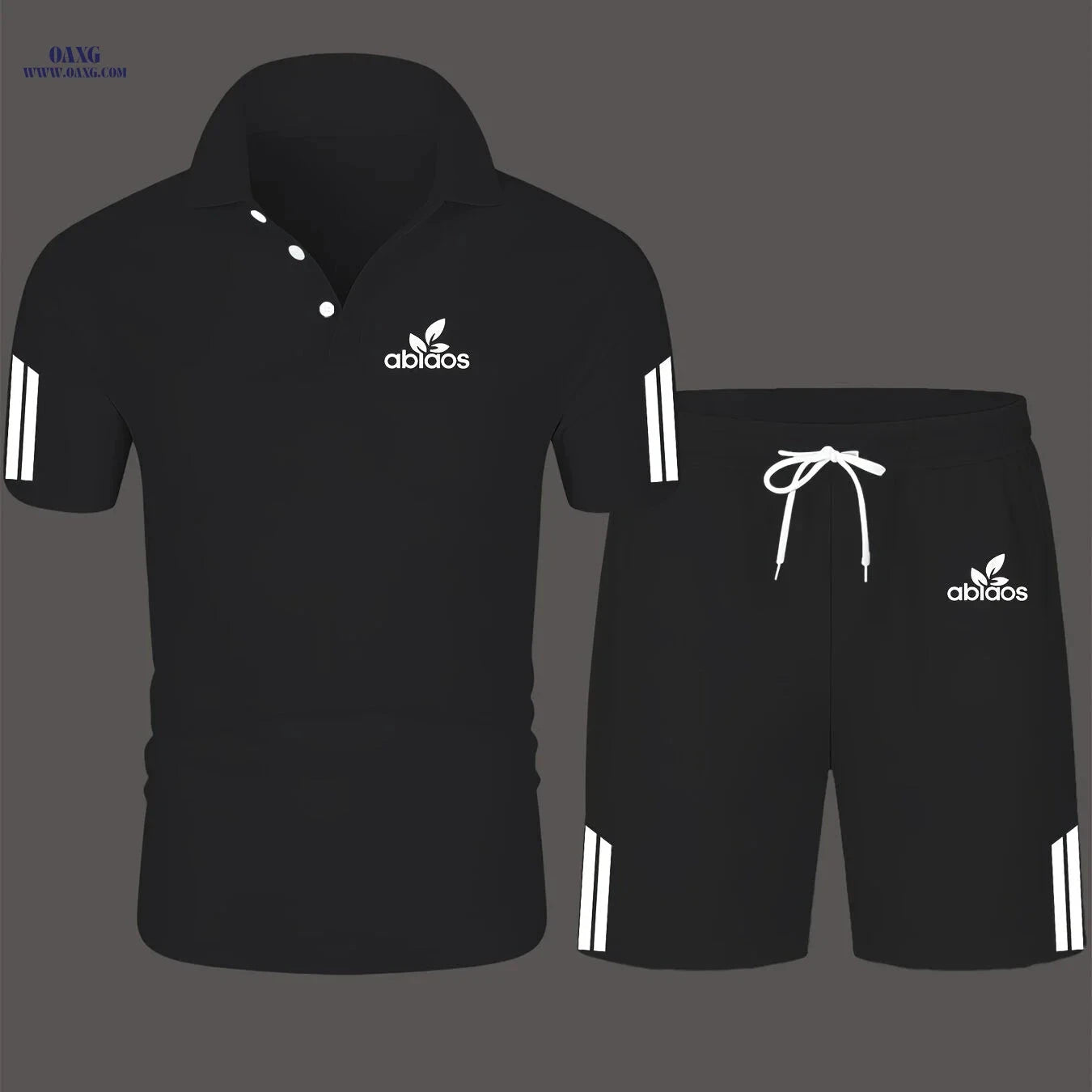 Men's Basic Polo Suit - Casual, Comfortable Summer Outfit for Men   OAXG 