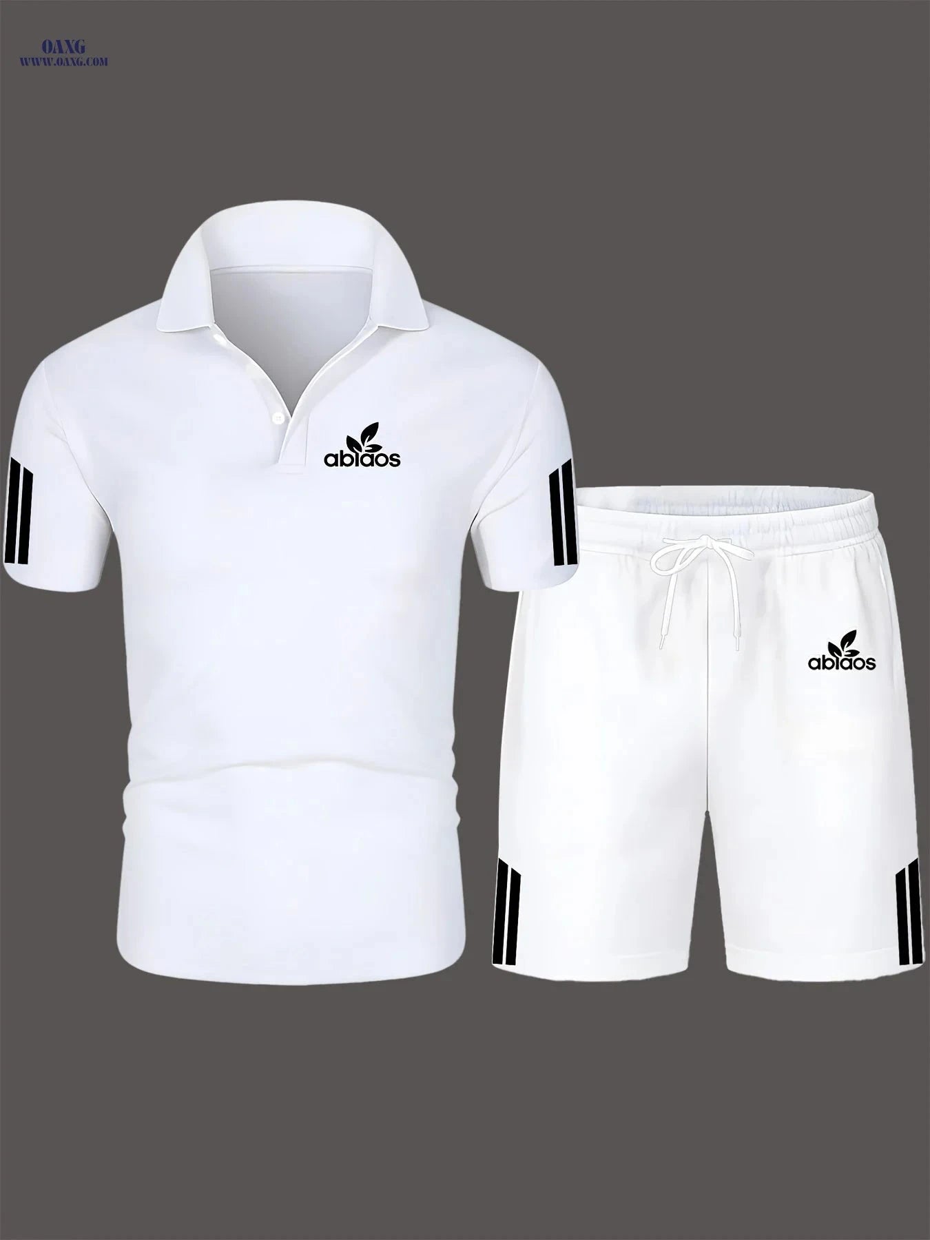 Men's Basic Polo Suit - Casual, Comfortable Summer Outfit for Men   OAXG 