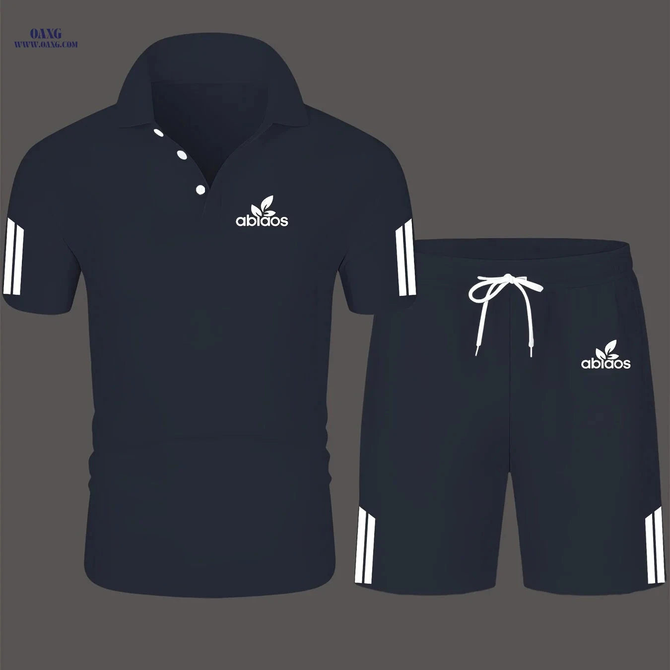 Men's Basic Polo Suit - Casual, Comfortable Summer Outfit for Men   OAXG 