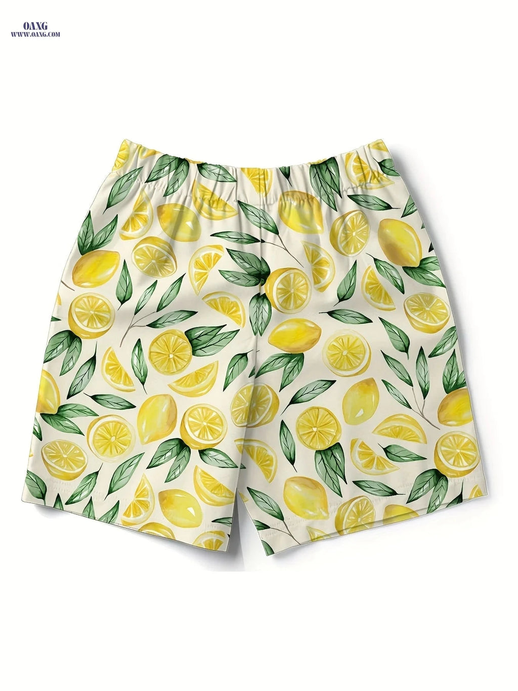 Men's Beach Shorts - Casual Woven Polyester with Drawstring   OAXG 【Multicolor】 / FR S