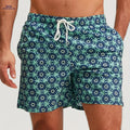 Men's Beach Shorts - Drawstring Sports Style, 100% Polyester Material   OAXG Multicolor / FR XS