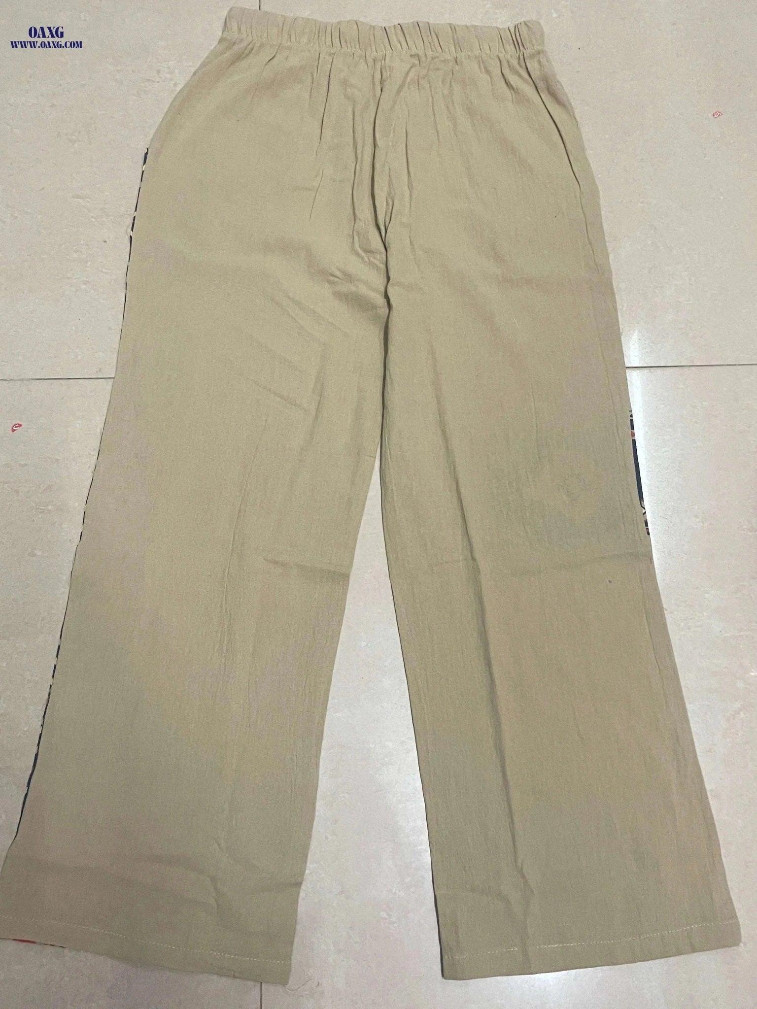 Men's Breathable Loose-Fitting Ethnic Pants - All Seasons Casual Wear   OAXG 
