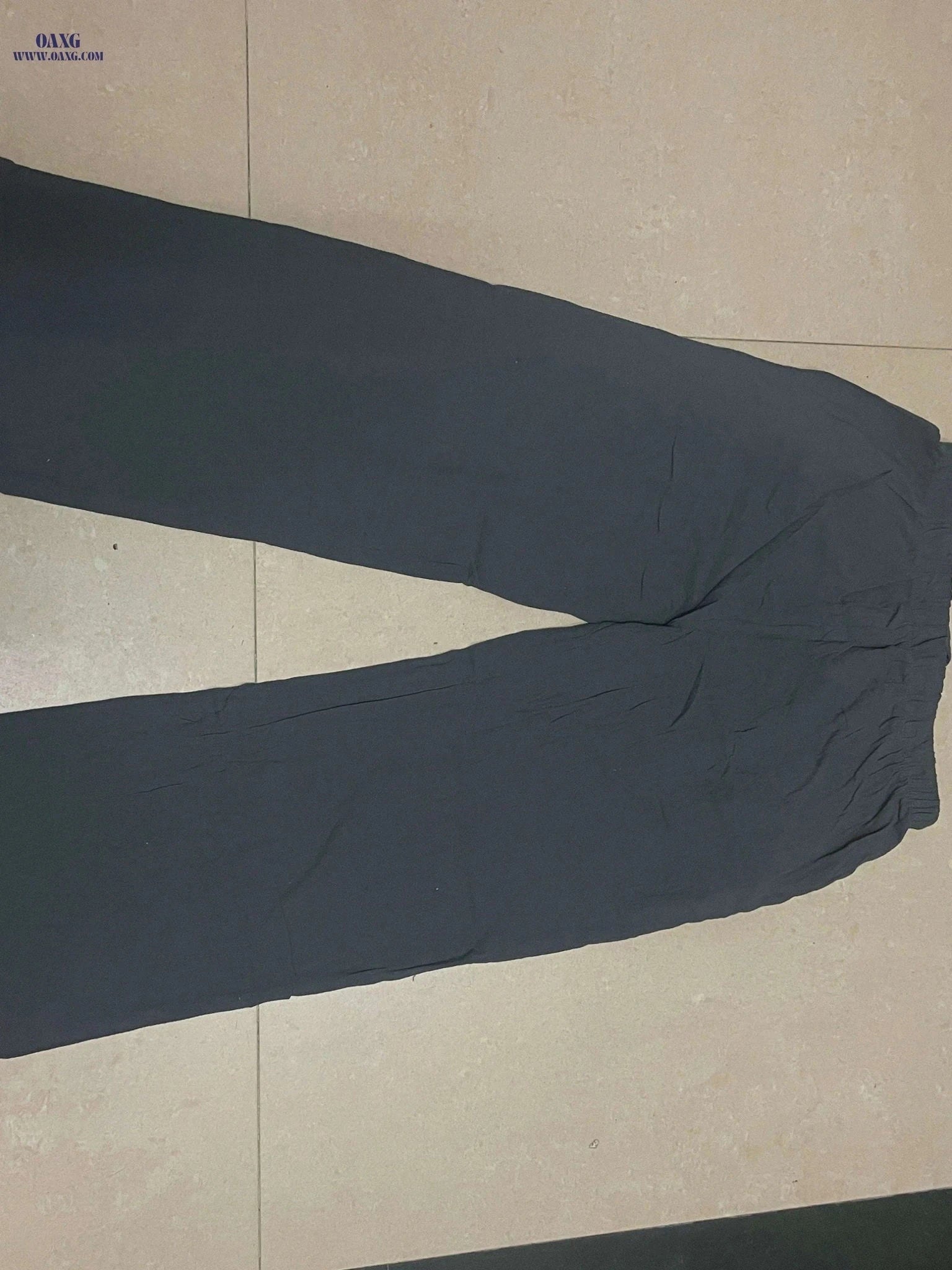 Men’s Breathable Loose-Fitting Pants - Ethnic Print, Drawstring Design   OAXG Khaki / FR XXS