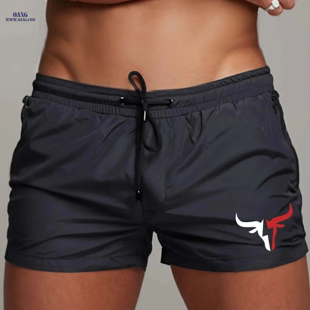 Men's Breathable Sports Shorts - Lightweight Cooling for Beach Fun   OAXG 