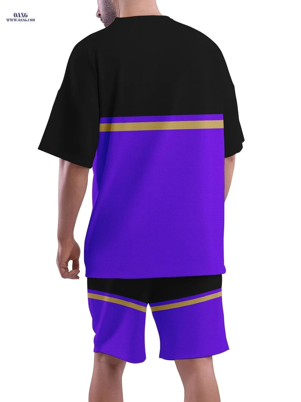Men's Breathable Summer T-Shirt and Shorts Set - 3D Printed Leisure   OAXG 