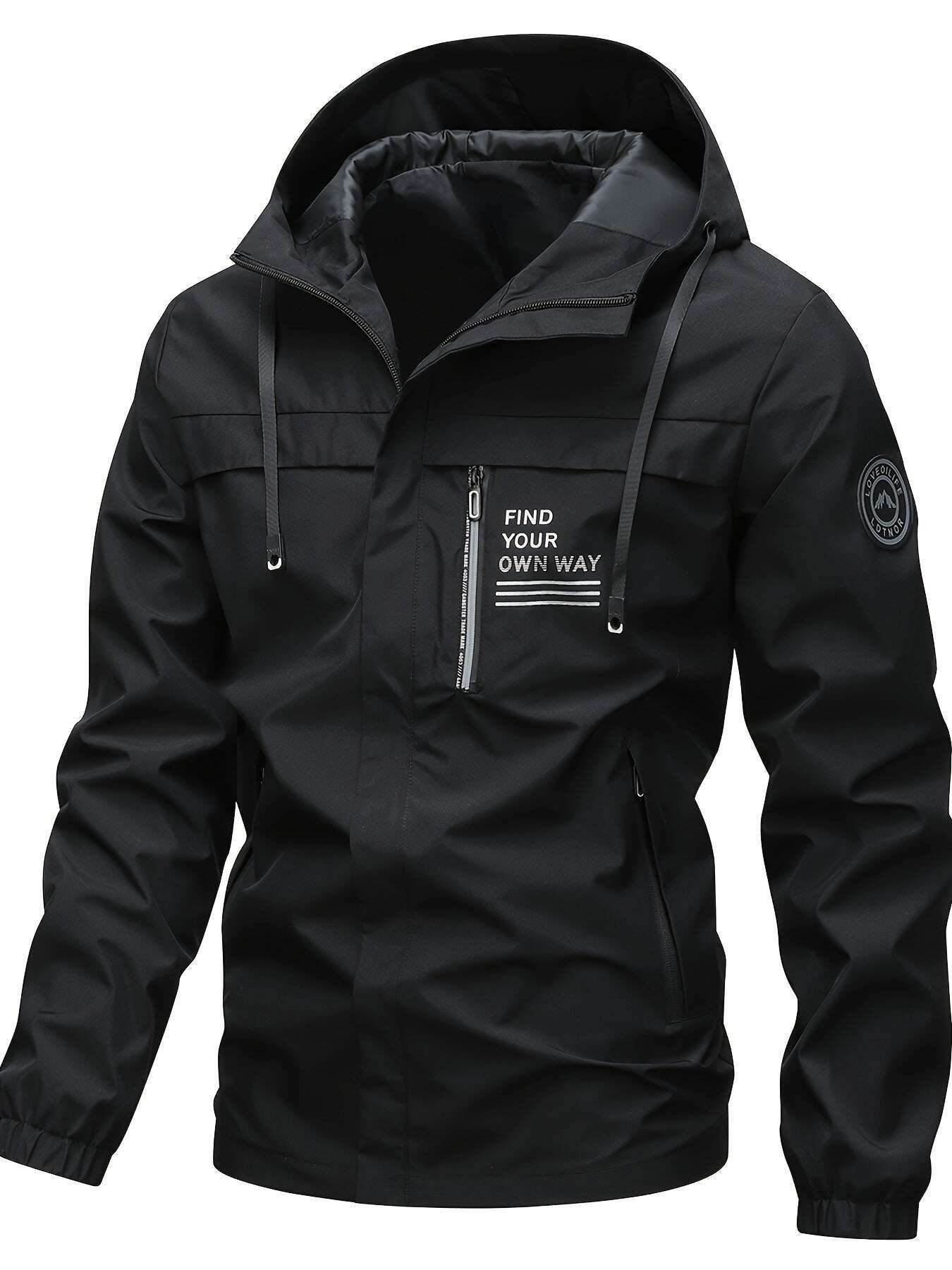 men-s-brown-loose-fitting-hoodie-find-your-own-way-print-oaxg-W4z