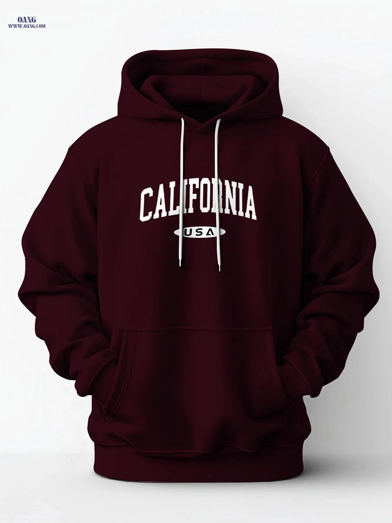 Men's California Graphic Hoodie - Casual Pullover for Fall/Winter   OAXG Navy Blue / FR S