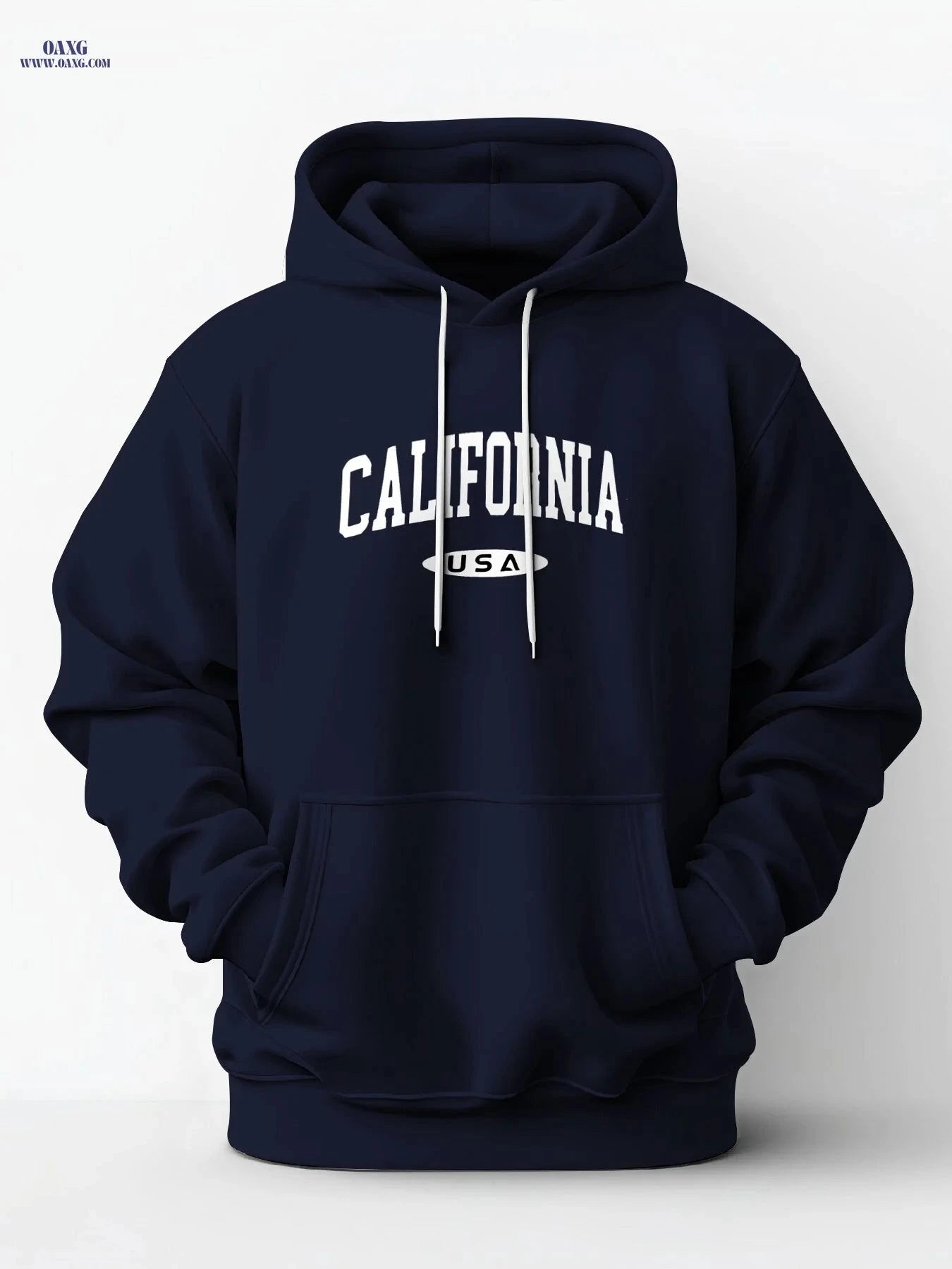 Men's California Graphic Hoodie - Casual Pullover for Fall/Winter   OAXG 