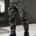 Men's Camo Cargo Pants - Stylish Print, Comfortable Fit for Outdoors   OAXG 