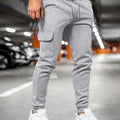 Men’s Cargo Pants - Fleece-Lined, Tapered, and Durable Drawstring Design   OAXG 