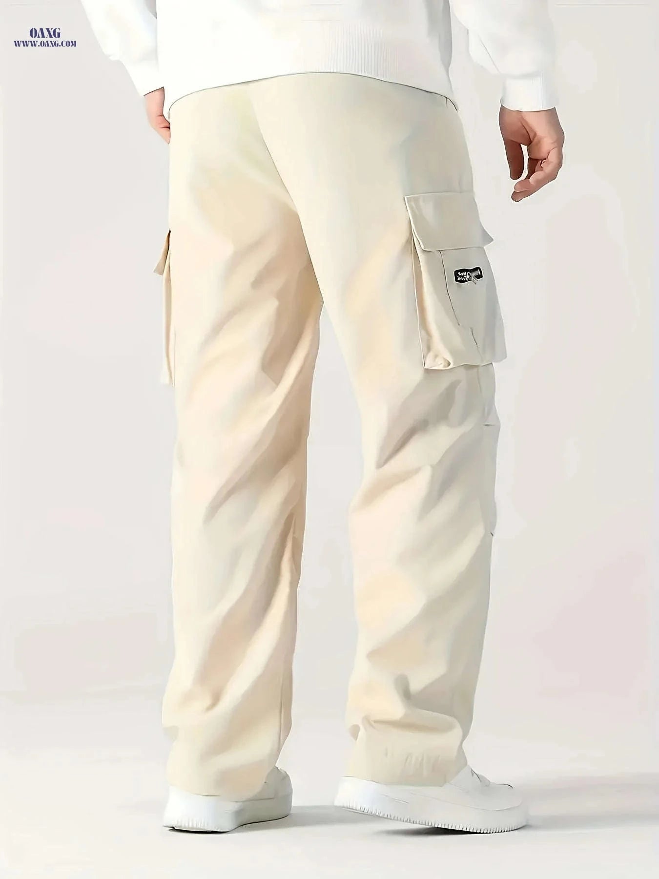 Men's Cargo Pants - Stylish Relaxed Fit with Multiple Pockets   OAXG 