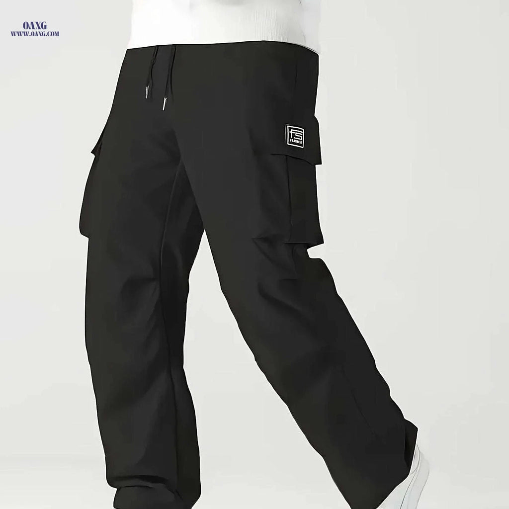 Men's Cargo Pants - Stylish Relaxed Fit with Multiple Pockets   OAXG 