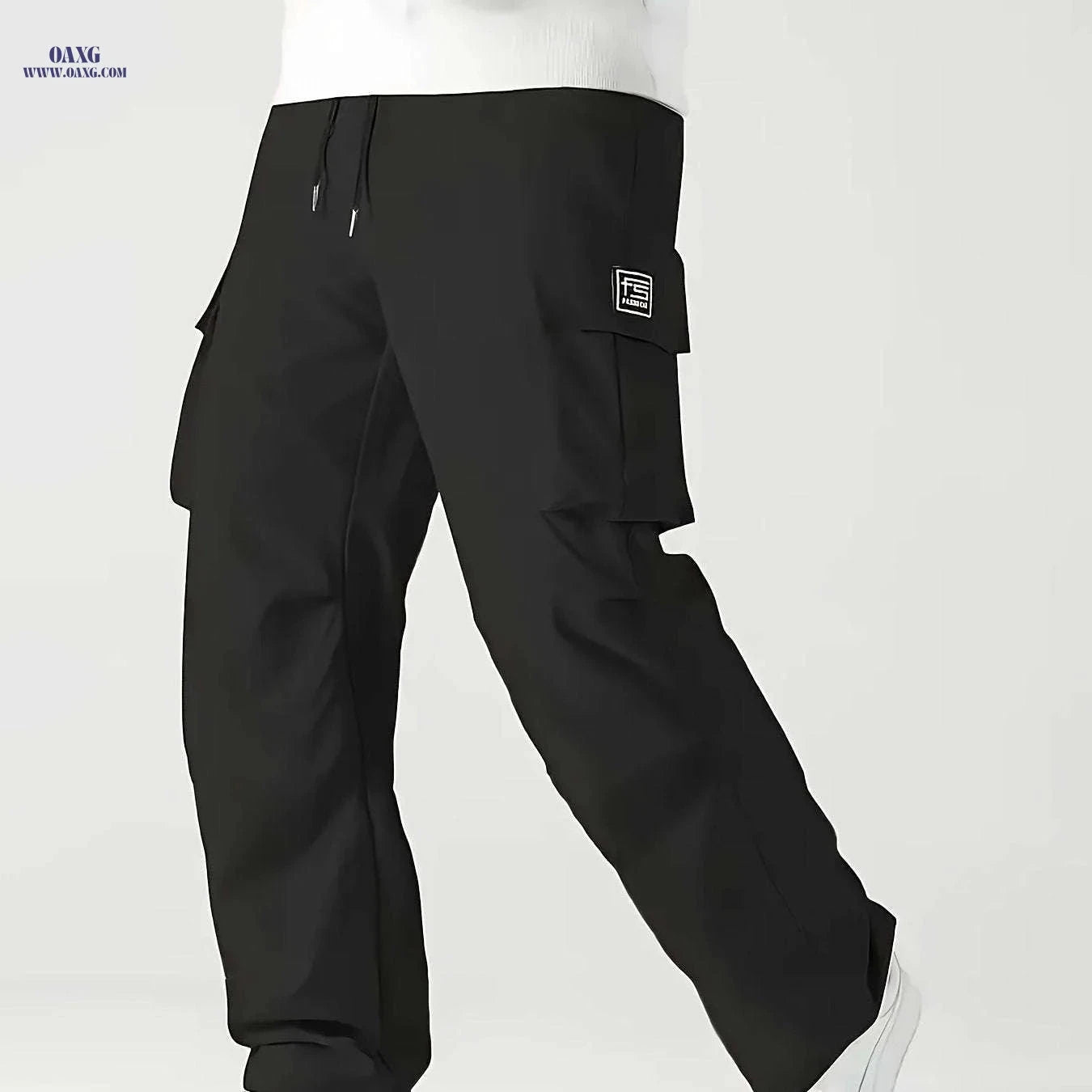 Men's Cargo Pants - Stylish Relaxed Fit with Multiple Pockets   OAXG 